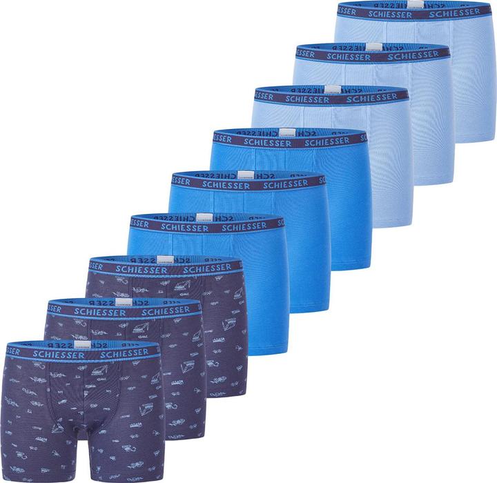 Immagine prodotto Schiesser 9 Pacchetti di pantaloncini / pantaloni in cotone biologico 95/5 per bambini (128, confezione da 9)