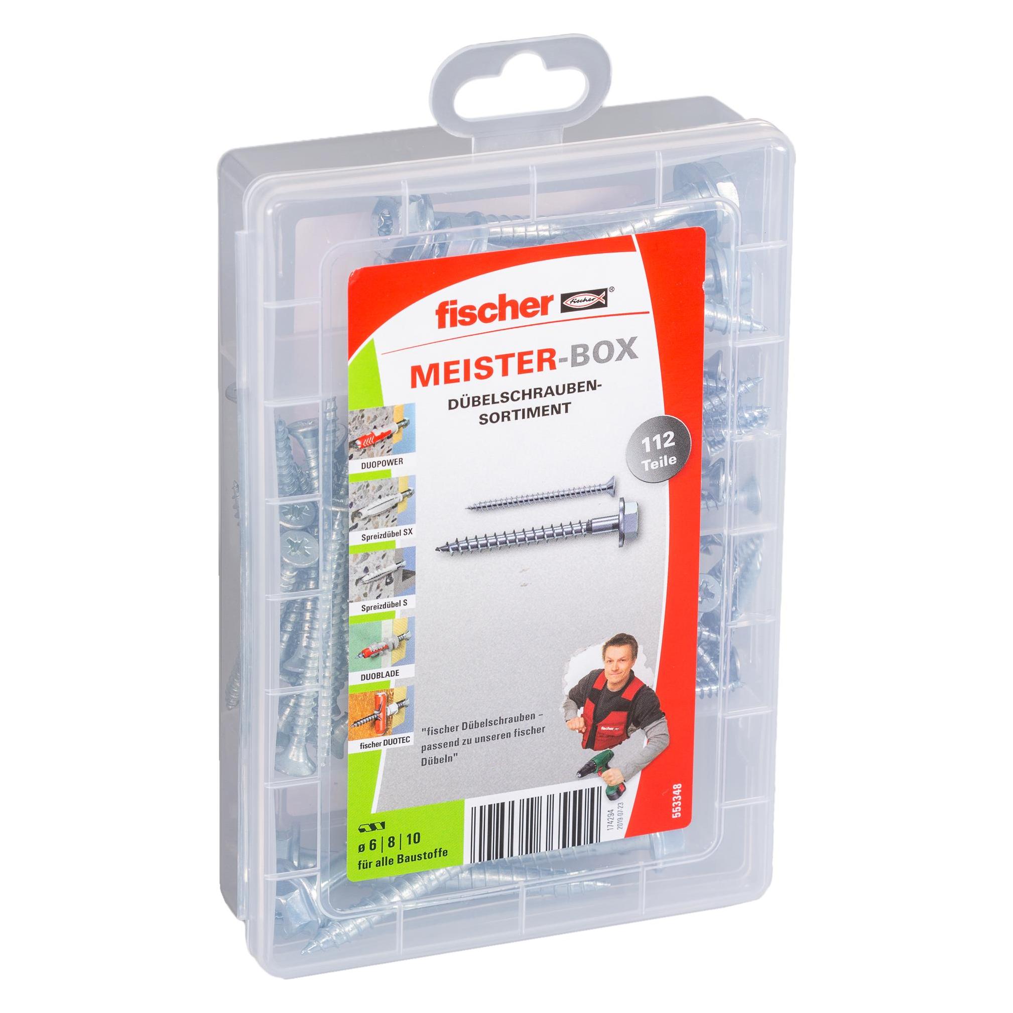 Fischer, Tassello, Viti A Tassello Meister-Box (112 Pz.)