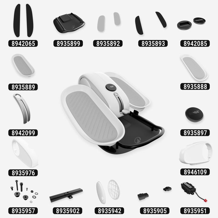 Actual product image Domyos Gehaeuse Mini-Crosstrainer Active Desk