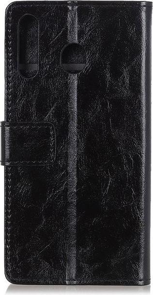 Actual product image MU Classic Crazy Horse Leather Bookcover Series (Huawei P40 Lite E)