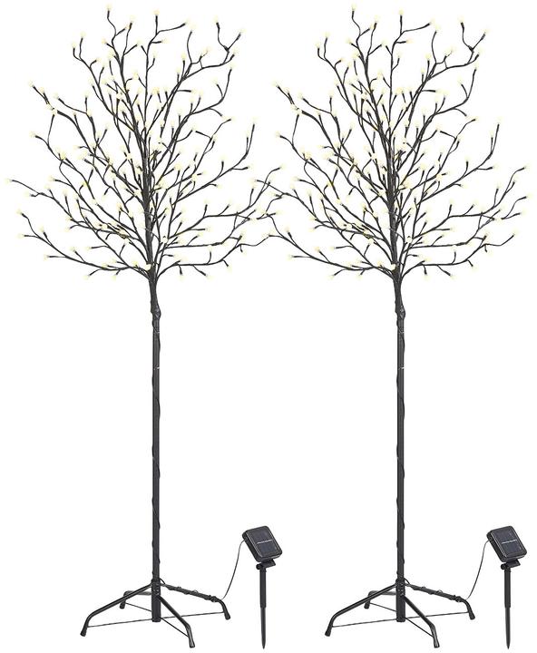 Produktbild Lunartec 2er-Set XL-Solar-LED-Lichterbäume (IP44)