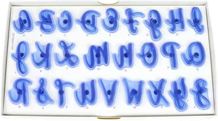 Produktbild PME Buchstaben Präge-Set