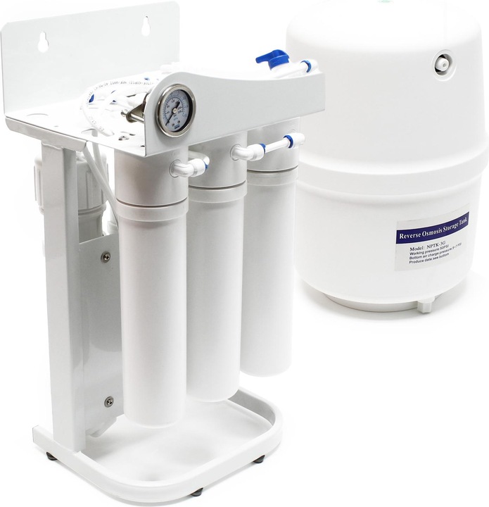 Naturewater 5 Stufen Umkehrosmose RO 180 L/Tag Druckanzeige Wassertank Manometer (5 x)