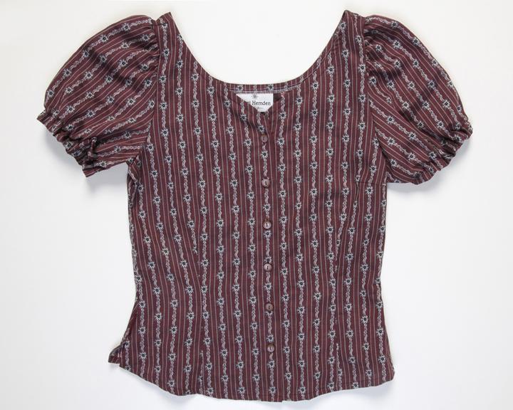 Actual product image Jenni Hemden ROSALIE puff-sleeved blouse (42)
