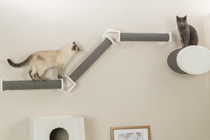 Actual product image Trixie Wall set 2 climbing path (78 cm, White-grey)