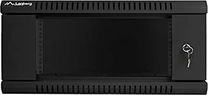 Productafbeelding Lanberg Wandrek 19" 4U 600X450mm Zwart (4 HE, 19 inch rek)