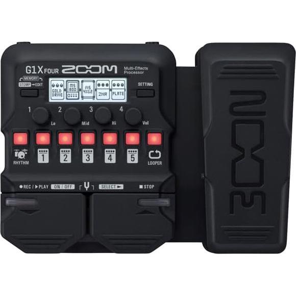 Zoom G1X FOUR/M (EU/UK) Guitar Multi-Effects Pedal, Effektpedal
