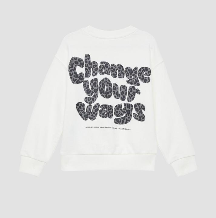 Produktbild S.Oliver Sweatshirt Oversized Sweatshirt mit Rückenprint (116, 122)