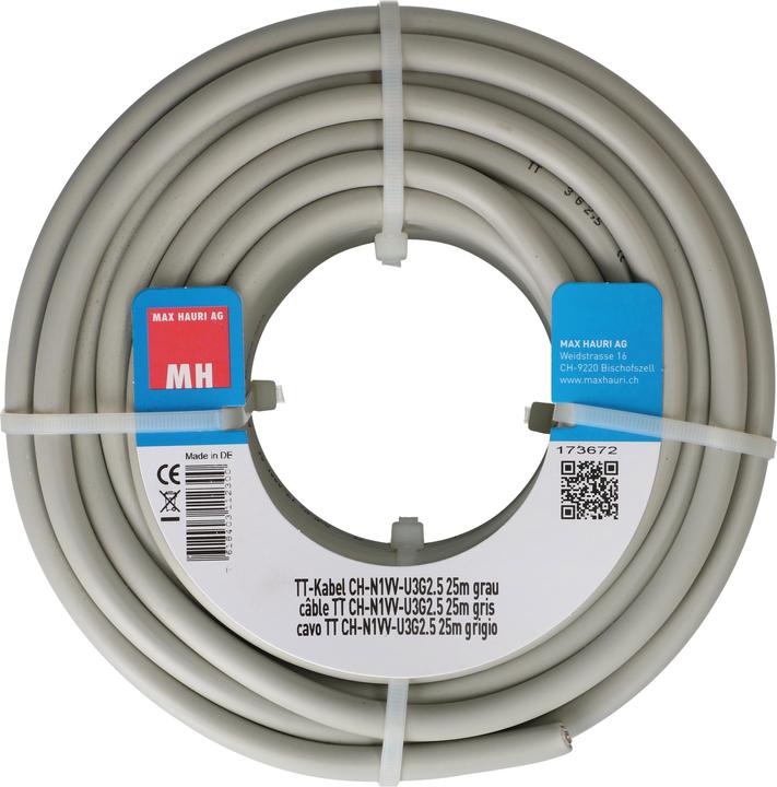 Image du produit Max Hauri Câble TT CH-N1VV-U3G (25 m)