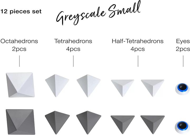 Produktbild Hape Trido Greyscale small 12pcs