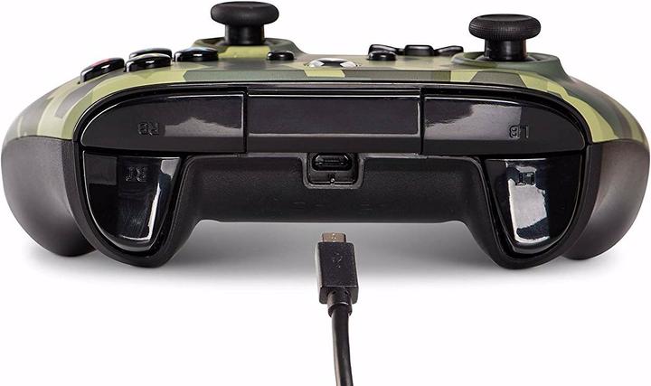 Image du produit PowerA Contrôleur filaire amélioré Deep Jungle Camo (Xbox One X, Xbox Series X, Xbox One S, Xbox Series S)