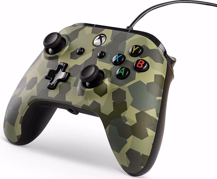 Image du produit PowerA Contrôleur filaire amélioré Deep Jungle Camo (Xbox One X, Xbox Series X, Xbox One S, Xbox Series S)
