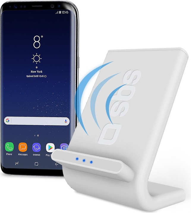 SBS Desktop Wireless Charger with stand function (10 W)