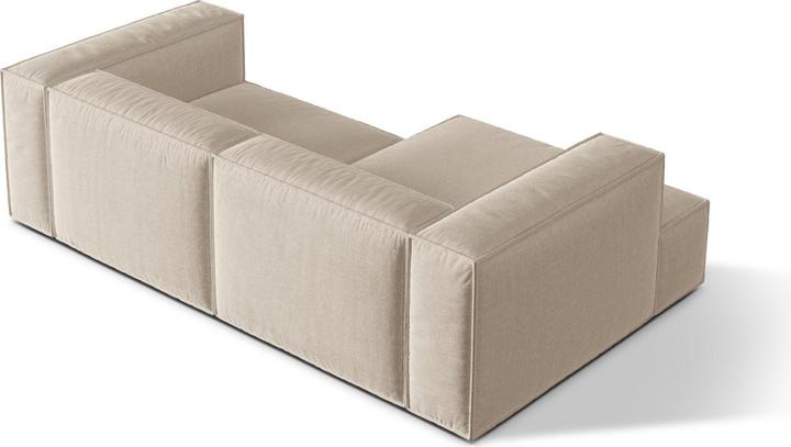 Image du produit Micadoni Canapé D'Angle Gauche Modulaire, "Nuria", 3 Places, 147x252x72 Fabriqué en Europe (Canapé d'angle, Canapé modulaire)
