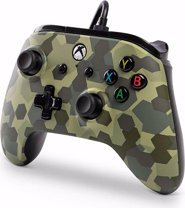 Image du produit PowerA Contrôleur filaire amélioré Deep Jungle Camo (Xbox One X, Xbox Series X, Xbox One S, Xbox Series S)
