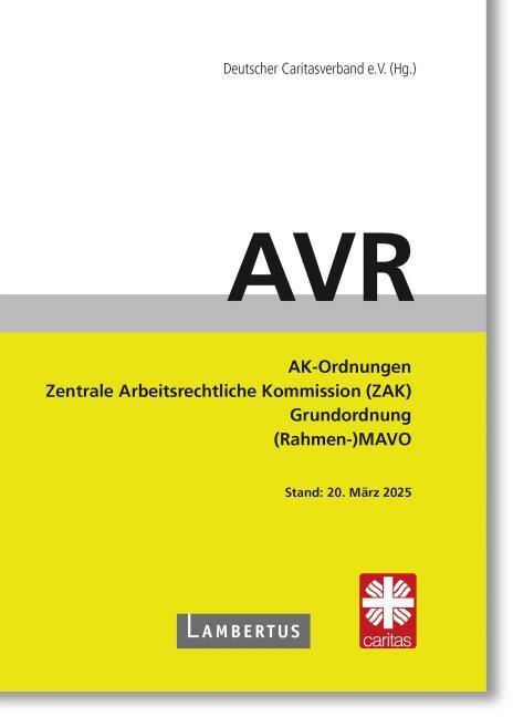 Produktbild AVR Buchausgabe 2025 (Deutsch, Deutscher Caritasverband, 2025)