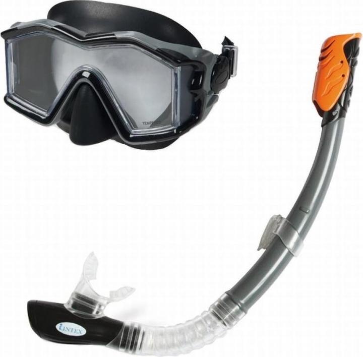 Intex SILICONE EXPLORER PRO SWIM SET (55982, 55924), Ages 14+, Clam Shell Pack 55961