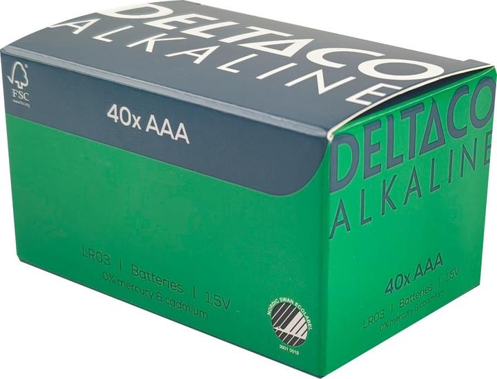 Produktbild Deltaco LR03-40B (1 Stk., AAA, 1300 mAh)