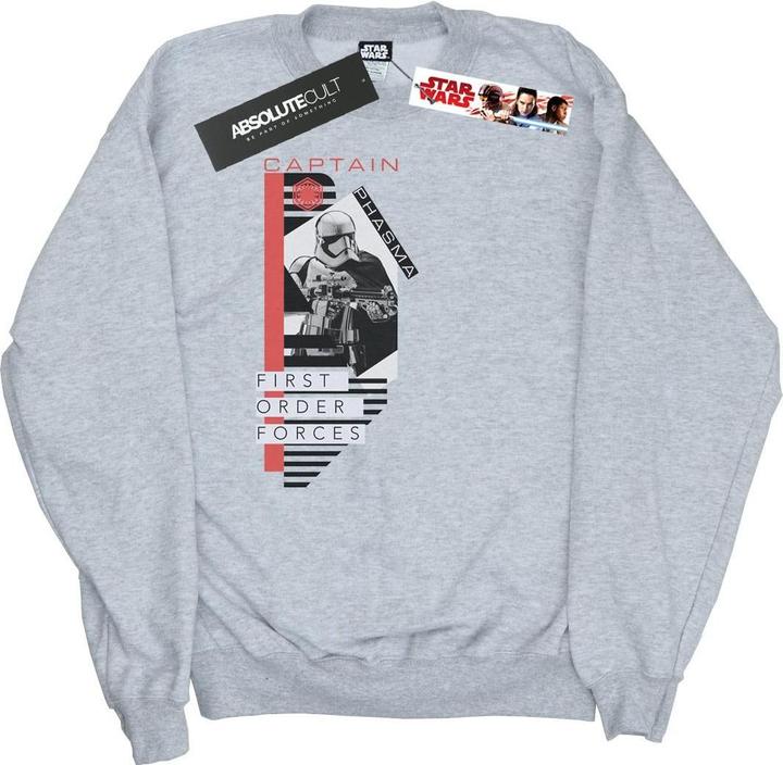 Actual product image Star Wars Mens The Last Jedi Captain Phasma Sweatshirt (XXL)