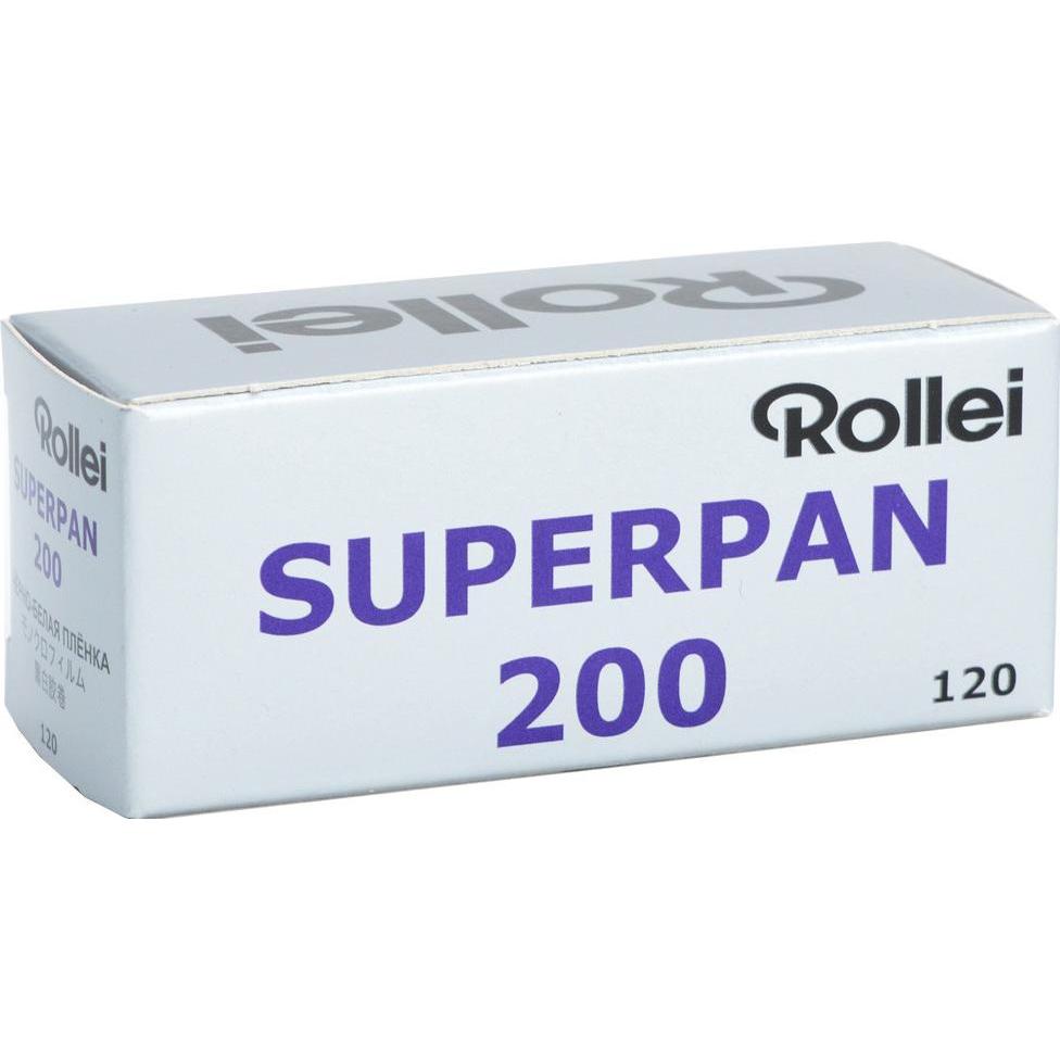 Rollei Pellicole Superpan 200-120, Pellicola Analogica, Nero