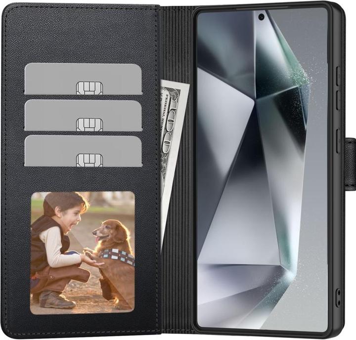Immagine prodotto Tech-Protect Wallet Case for Samsung Galaxy S25 - Black (Samsung Galaxy S25)