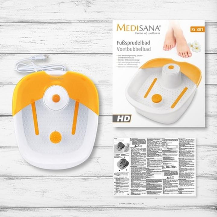 Actual product image Medisana Fusssprudelbad FS881
