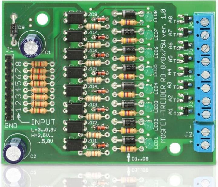 Produktbild Pollin Electronic Bausatz Mosfet-Treiber RB-8/8x100W