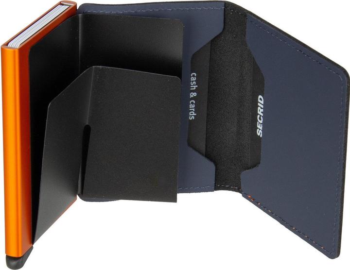 Actual product image Secrid Slimwallet Matte Nightblue & Orange