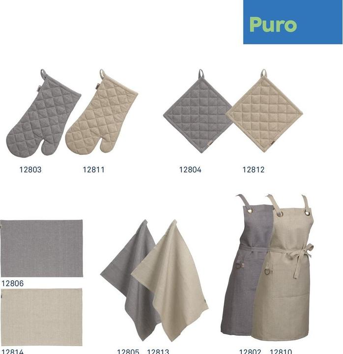 Actual product image Kela Apron Puro nature (M, S)