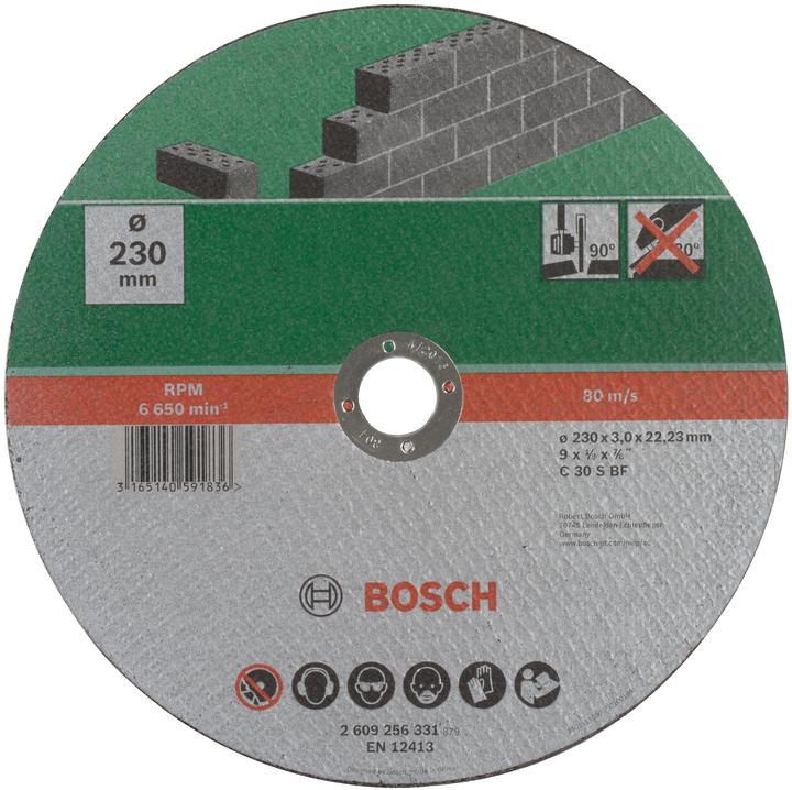 Actual product image Bosch Zubehör Cutting disc straight, stone D= 230 mm