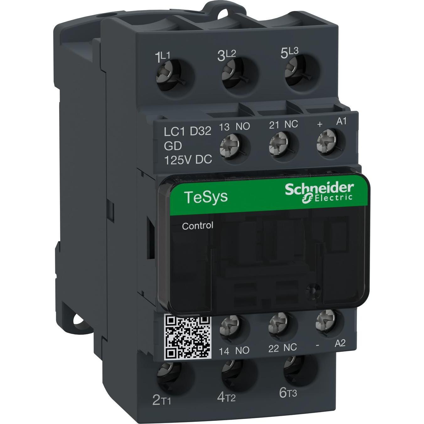 Schneider Electric Leistungsschütz, 3p+1S+1Ö, LC1D32GD, Relais
