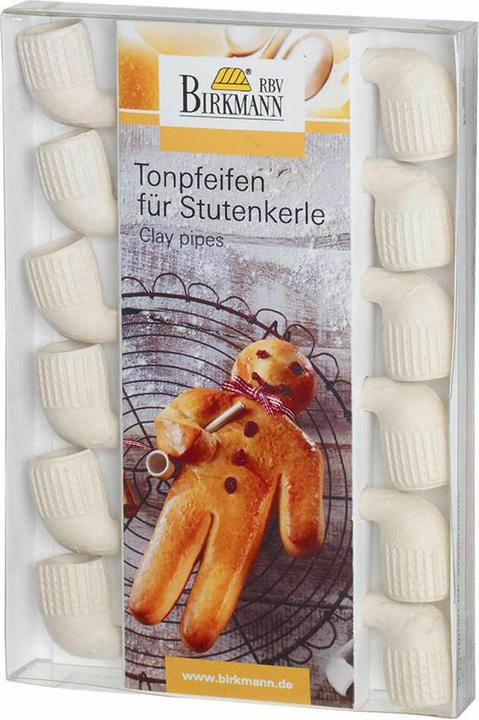 Produktbild Birkmann Tonpfeifen für Grittibänz (12 Stk.)