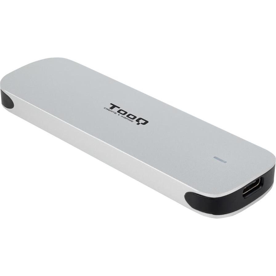Tooq Technology Caja Externa M.2 Ngff Usb3.1 Gen1 Alluminio Plata (M.2), Case per hard disk, Argento
