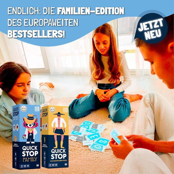 Actual product image ATM Gaming Quickstop Familien-Edition, d (German, 2 - 7 Players)