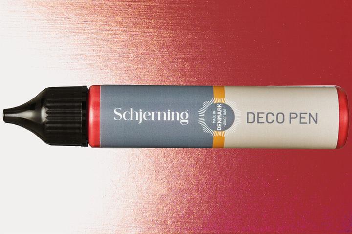 Produktbild Schjerning Pearl Pen rot 28ml (Rot, 28 ml)
