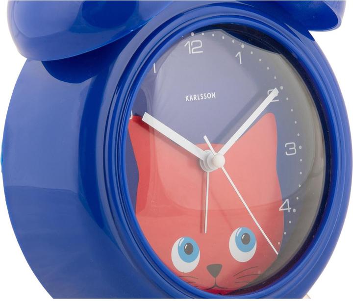 Actual product image Karlsson Wecker Katze Dunkelblau, Anzeige: Analog, Detailfarbe
