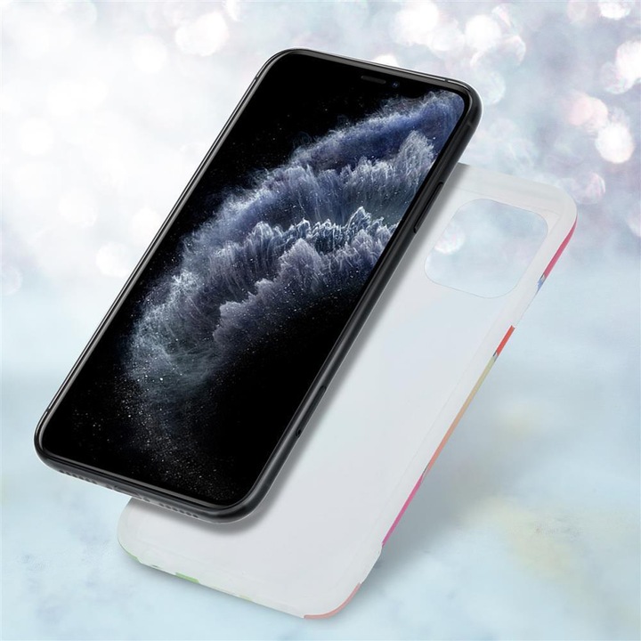 Produktbild Cadorabo IMD TPU Bunter Marmor Cover (Apple iPhone 11 Pro Max)