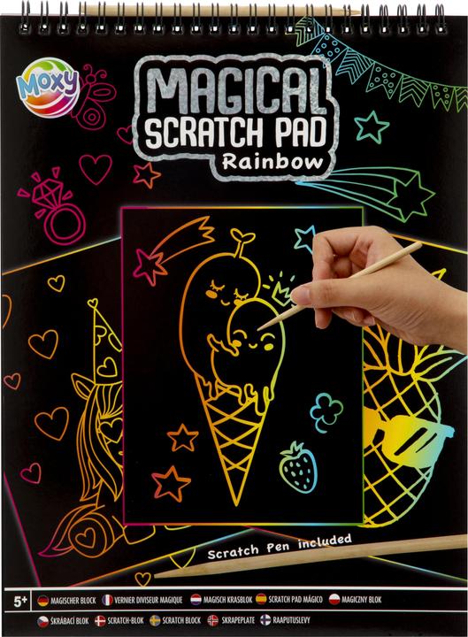 Produktbild Grafix Magic Scratch Block A4 (assortiert - 1 Stück)
