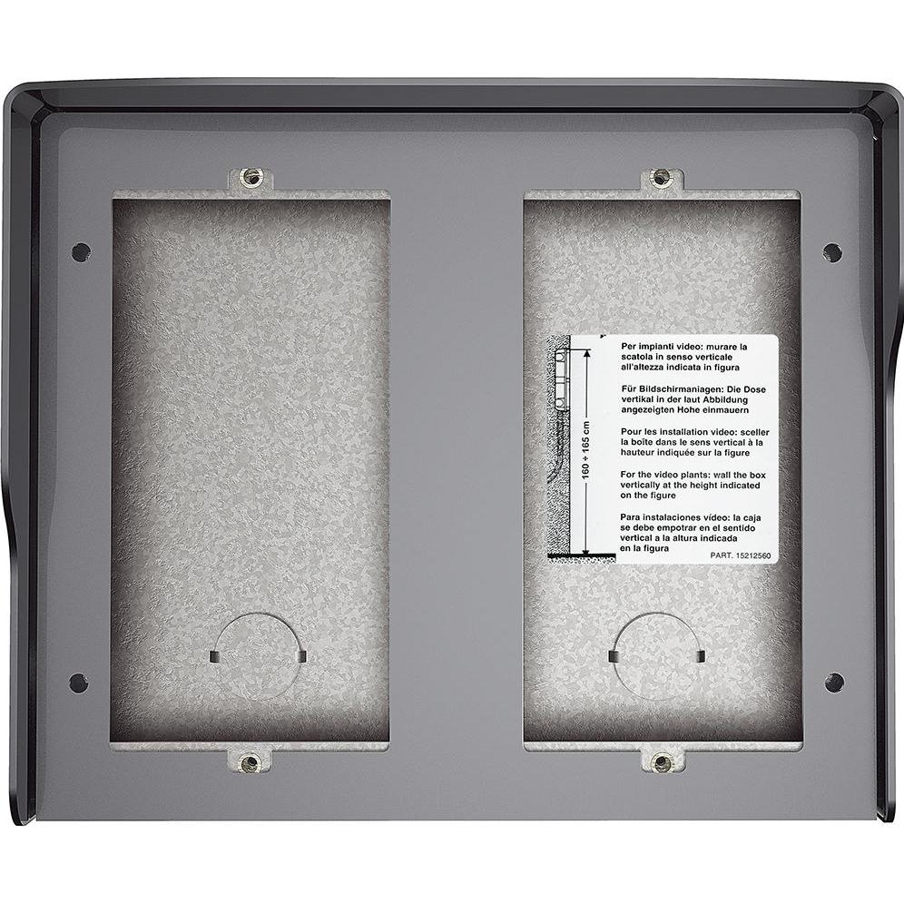 Legrand, Zubehör Gebäudesicherheit, 4-moduliger Aufputzkasten, 2-reihig