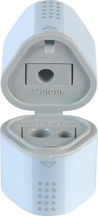 Produktbild Faber-Castell Dosenspitzer dreifach Grip 2001 sky blue