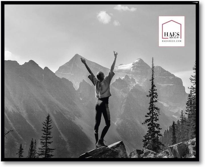 Produktbild Haes Deco Deco Kunststoff-Fotorahmen 40x50 cm EF7B Easy Frame Schwarz (40 x 50 cm)