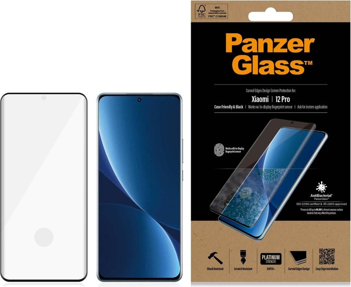 Actual product image PanzerGlass Case Friendly (1 Piece, Xiaomi 12S Pro, Xiaomi 13 Pro, Xiaomi 12 Pro)