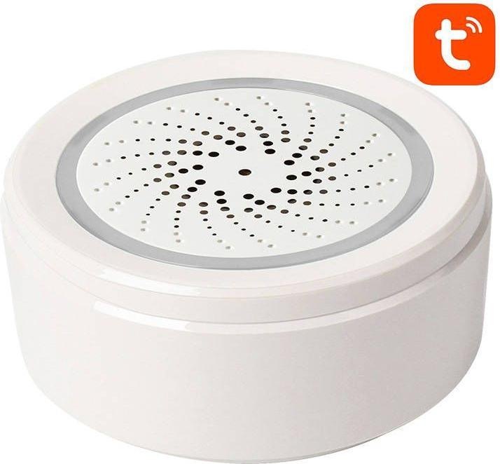 Produktbild Neo Intelligente Alarmsirene WiFi NAS-AB02WT mit Feuchtigkeitstemperatursensor TUYA
