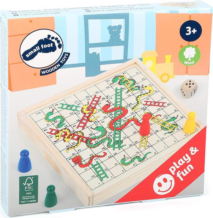 small foot Snakes and ladders (2 Players)