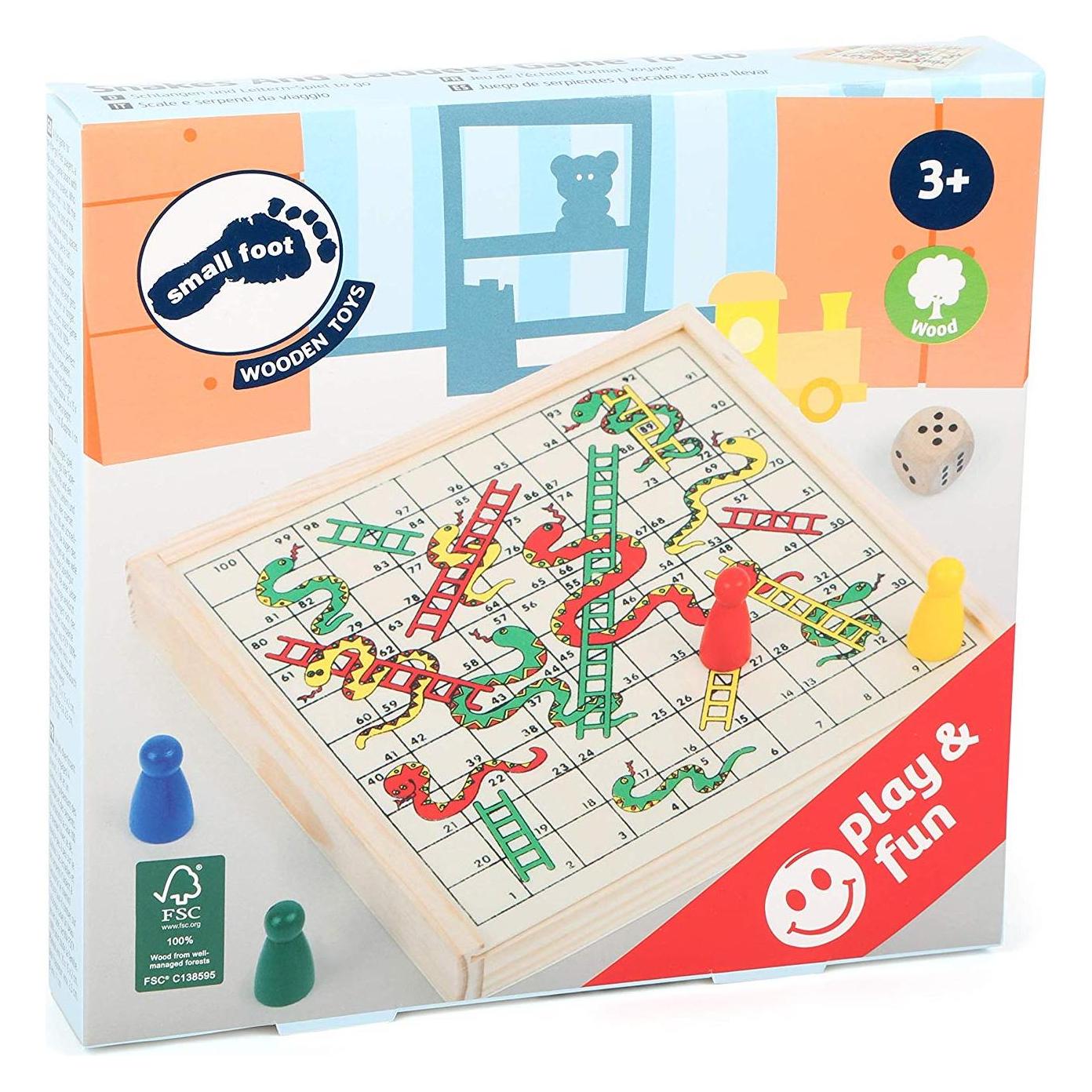 small foot Schlangen und Leitern (2 Spieler)