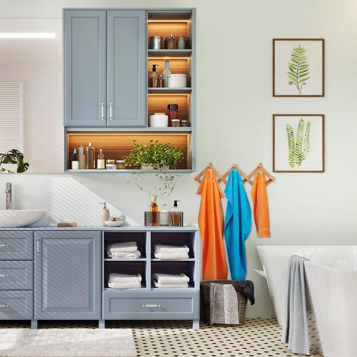 Actual product image Relaxdays Wandgarderobe