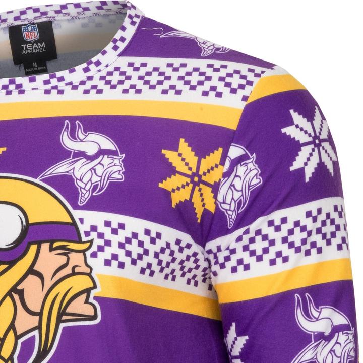 Produktbild Foco NFL Winter XMAS Pyjama Schlafanzug Minnesota Vikings - L (L)
