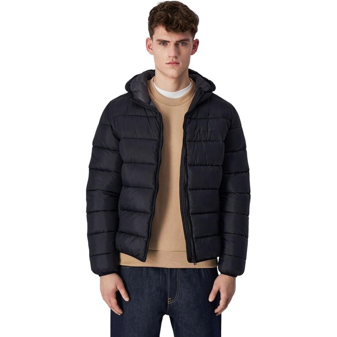 Champion, Herren, Jacke, Kurtka męska Hooded czarna 220342 KK001 S (S), Schwarz, S