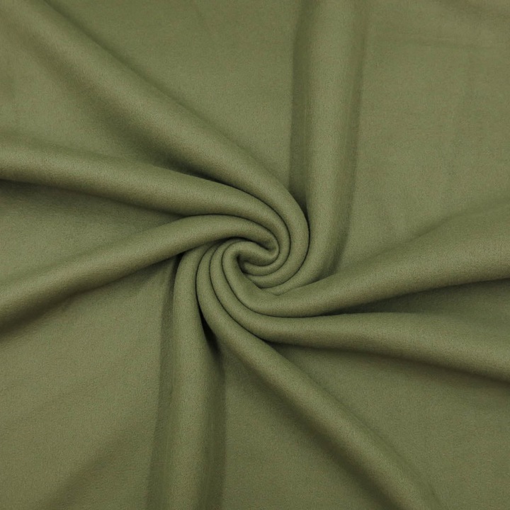 Image du produit Stoffrestposten Toison premium - vert olive - vente minimale : 1 mètre