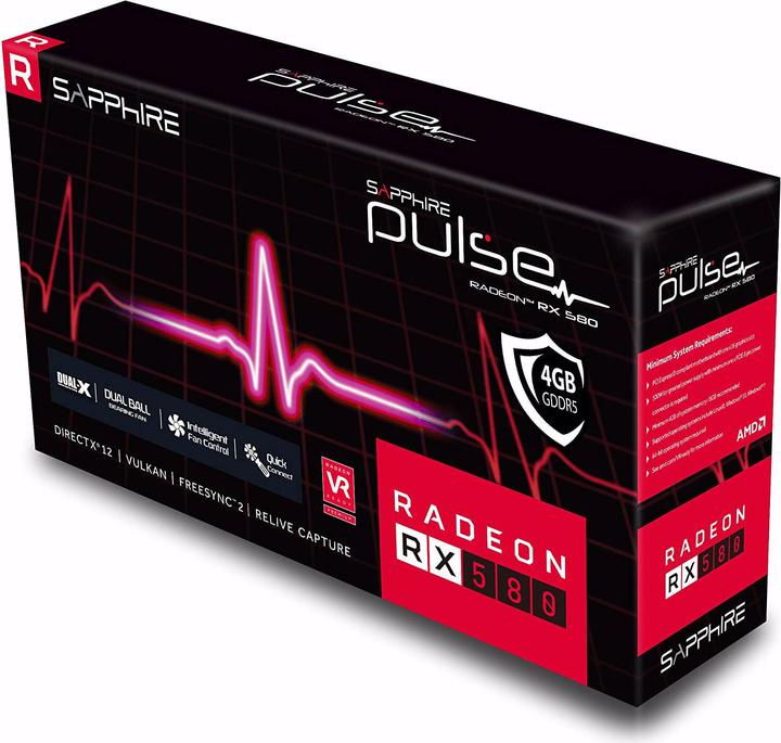 Produktbild Sapphire Radeon RX580 Pulse (4 GB)